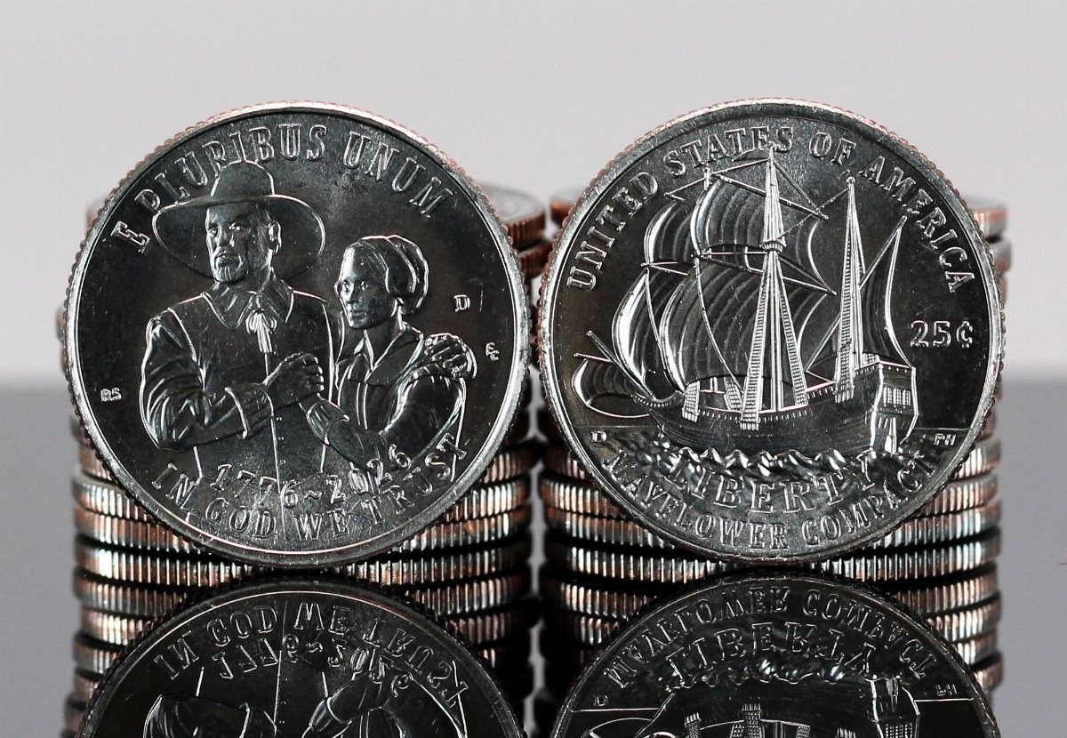 2026 Semiquincentennial Mayflower Compact quarter marking America's 250th anniversary